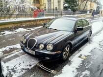 Jaguar S-Type, fotografiert am 24.03.2020.