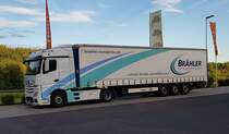 =MB Actros-Sattelzug von BRÄHLER-Transporte, 08-2020