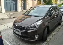 Kia Carens Mk3, gesehen in April, 2020.