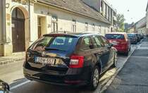 Rückansicht: Skoda Octavia Mk3 Kombi, gesehen in April, 2020.