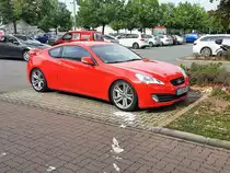 Hyundai Genesis 3.8 am 29.08. 2020 in Chemnitz Planitzwiese fotografiert mit Samsung Galaxy A50