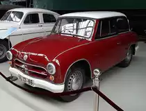 =Sachsenring P 70, ausgestellt im technischen Museum Prora, 08-2020