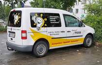 =VW Caddy von Elektro-HESS steht im August 2020 in Hünfeld