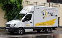 =MB Sprinter von Elektro HESS steht im August 2020 in Hünfeld