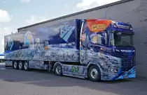 Herpa ,,Die Raumfahrt'' Super Scania am 05.09.2020 in Würselen.