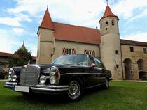 MB-300SEL 6.3; Modellreihe W109; am Gelände der Burg Harburg(Schwaben); 200815