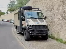 Diagonal Ansicht eines BREMACH, ein Allrad-Spezialist in Erfurt  nahe dem Domplatz, gesehen am 28. Augsut 2020.