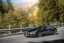 Bugatti Veyron Supersport auf der Route des Mosses am 05.09.2020