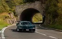 McLaren Senna am 31.08.2019 in der Nähe von Andermatt.