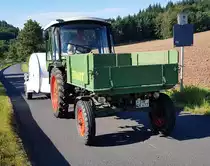 =Fendt GT auf dem Weg zu einem Oldtimertreffen in Norddeutschland, 08-2020