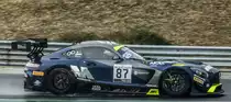 Mercedes-Benz AMG GT GT3 auf dem Hungaroring beim regnerischen Wetter (September, 2019).