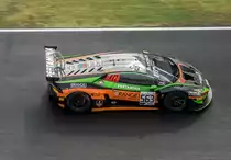 Lamborghini Huracan GT3 auf dem Hungaroring beim regnerischen Wetter (September, 2019).