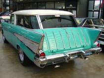 Heckansicht eines 1957´er Chevrolet Nomad aus der Bel Air-Baureihe. Classic Remise Düsseldorf am 17.09.2020.
