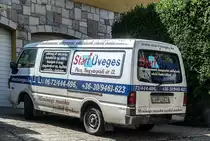 Mazda E-2500 von hinten. Mai, 2020.