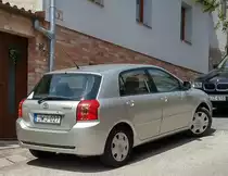 Rückansicht: Toyota Corolla E130 (Mai, 2020).