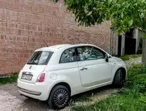 Fiat 500, ab 2007 fotografiert in Mai, 2020.