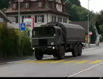 Schweizer Arme - Saurer unterwegs in der Riedtwil am 24.09.2020