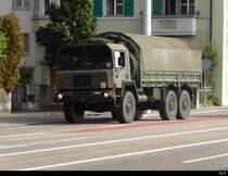 Schweizer Arme - Saurer unterwegs in der Stadt Solothurn am 22.09.2020