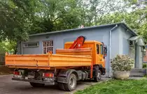 Rückansicht: MAN L2000 fotografiert in Mai, 2020.