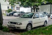 VW Polo Classic (Sedan des Polo Mk3) fotografiert in Mai, 2020.