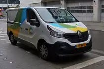 Renault Trafic der Luxemburgischen Post gesehen am Straenrand. 09.2020