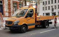 =MB Sprinter der Firma KÜLLMER steht im August 2020 auf einer Baustelle in Fulda