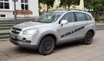 =Chevrolet Captiva der Firma KÜLLMER steht im August 2020 auf einer Baustelle in Fulda