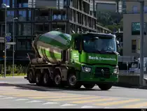Renault Betonmischer unterwegs in Schaan/FL am 30.09.2020