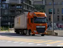 DAF Sattelschlepper unterwegs in Schaan/FL am 30.09.2020