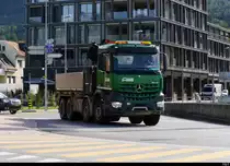 Mercedes Actros mit Spez. Aufbau unterwegs in Schaan/FL am 30.09.2020