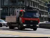 Mercedes Ateco mit Spez. Aufbau unterwegs in Schaan/FL am 30.09.2020