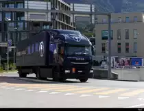 Iveco Sattelschlepper unterwegs in Schaan/FL am 30.09.2020