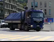 MAN mit Spez. Aufbau unterwegs in Schaan/FL am 30.09.2020