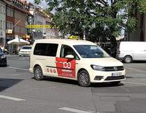 =VW Caddy als Taxi unterwegs in Würzburg, 08-2020