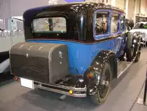 Heckansicht eines Mercedes Benz W08  Nürburg  460 in der Karosserieversion Pullman-Limousine. Techno Classica Essen.