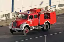 Oldtimer Magirus Deutz Flughafen Düsseldorf Löschfahrzeug am Düsseldorf Airport 10.10.2020