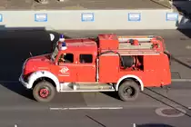 Oldtimer Magirus Deutz Flughafen Düsseldorf Löschfahrzeug am Düsseldorf Airport 10.10.2020