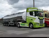 Scania R 580 Sattelschlepper in Biel am 10.10.2020