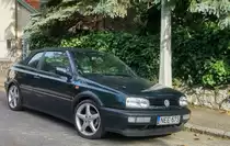 VW Golf III Cabriolet, fotografiert in Juni, 2020.