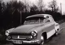 Wartburg  mit allen Extras
Originalaufnahme 1962