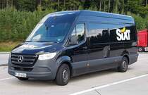 =MB Sprinter von SIXT steht auf einem Rastplatz an der A 7, 08-2020
