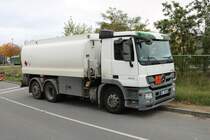 Mercedes Benz Actros Tankwagen am 24.10.20