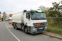Mercedes Benz Actros Tankwagen am 24.10.20