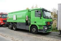 Mercedes Benz Actros Tankwagen am 24.10.20