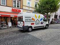 =Peugeot Boxer vom Maler DIETRICH steht im September 2020 in Hünfeld