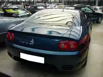 Heckansicht eines Ferrari 456 GT aus dem Jahr 1994. Classic Remise Düsseldorf am 31.10.2020.