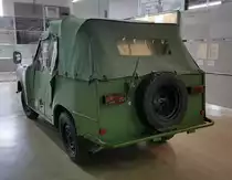 =Trabant der NVA-Grenztruppen steht als Ausstellungsexponat im Grenzmuseum Point Alpha, 09-2020