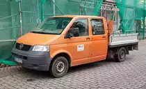 =VW T5 von HS-Bau steht im Oktober 2020 in Bad Hersfeld