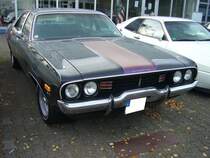Plymouth Satellite fourdoor Sedan aus dem Jahr 1972. Dieser Satellite verbrachte seine Jugend in South Carolina. Leider trägt der Wagen keine Originallackierung mehr. Angetrieben wird das Auto von einem V8-Motor mit einem Hubraum von 312 cui (5112 cm³) und einer Leistung von 260 PS. Essen Kettwig am 15.11.2020.