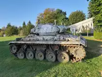 Leichter Kampfpanzer M24 Chaffee vor einem Museum in Grandmenil, 22.09.2020